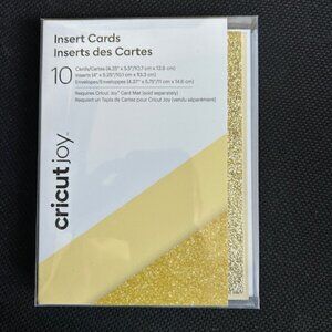 Cricut Joy Glitter Insert Cards - NWT